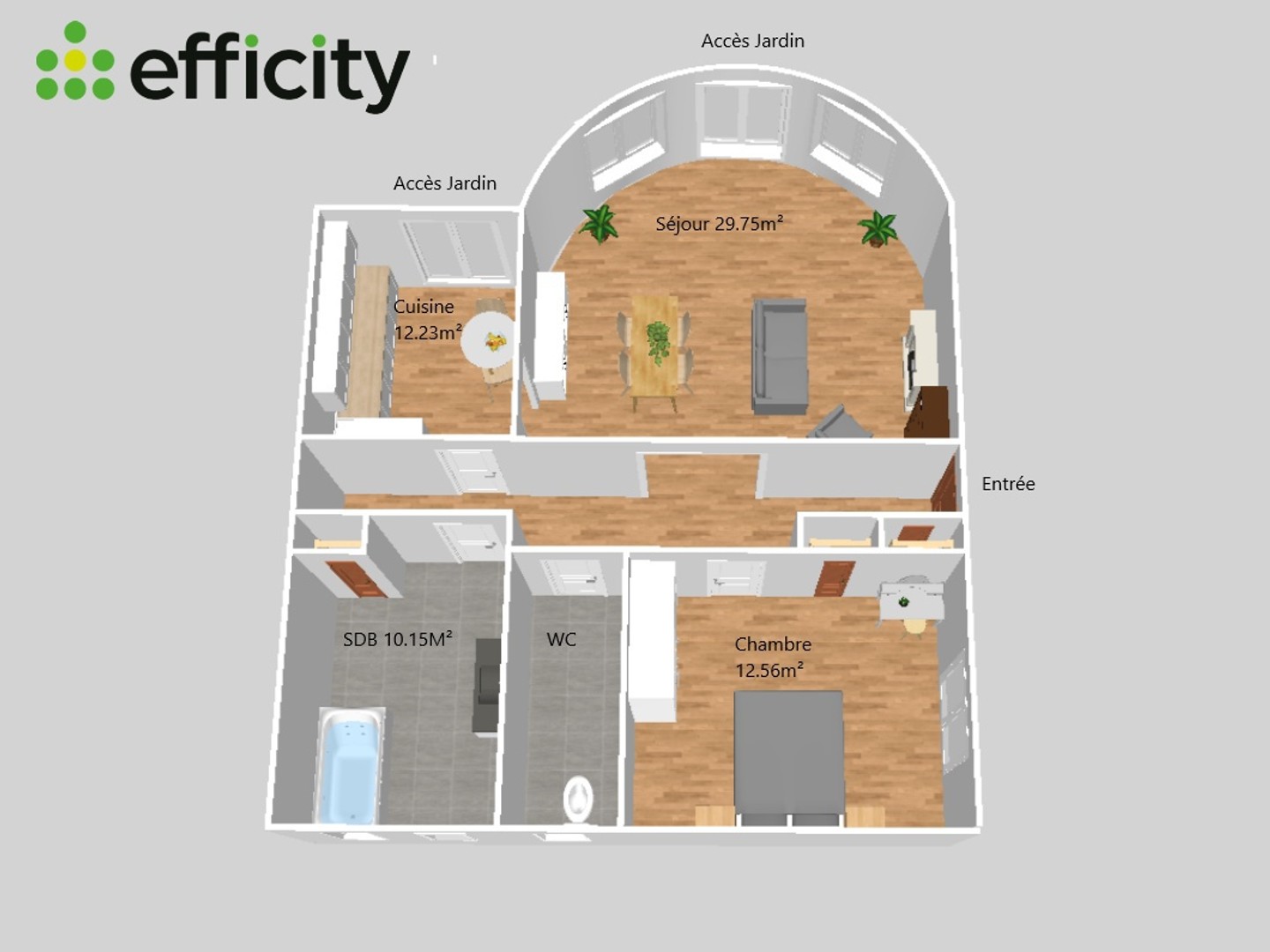 Maison 3 pièces 77 m²