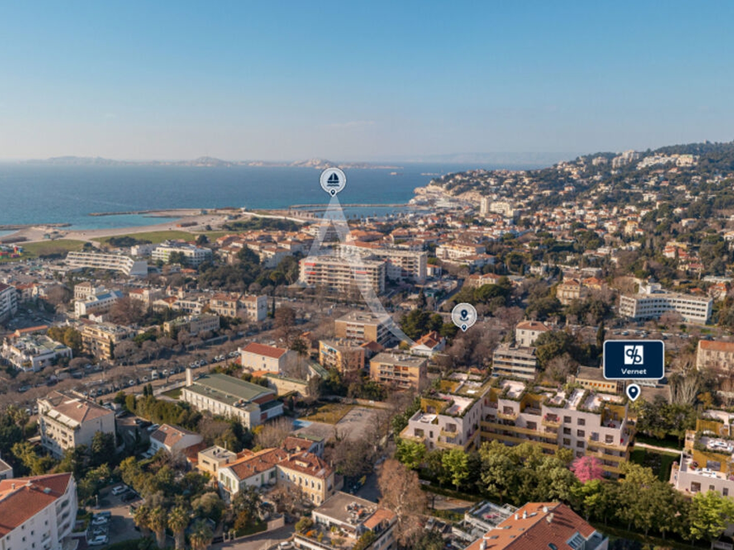 Appartement à vendre - 3 pièces - 75m2 - Marseille 8e (13008)
