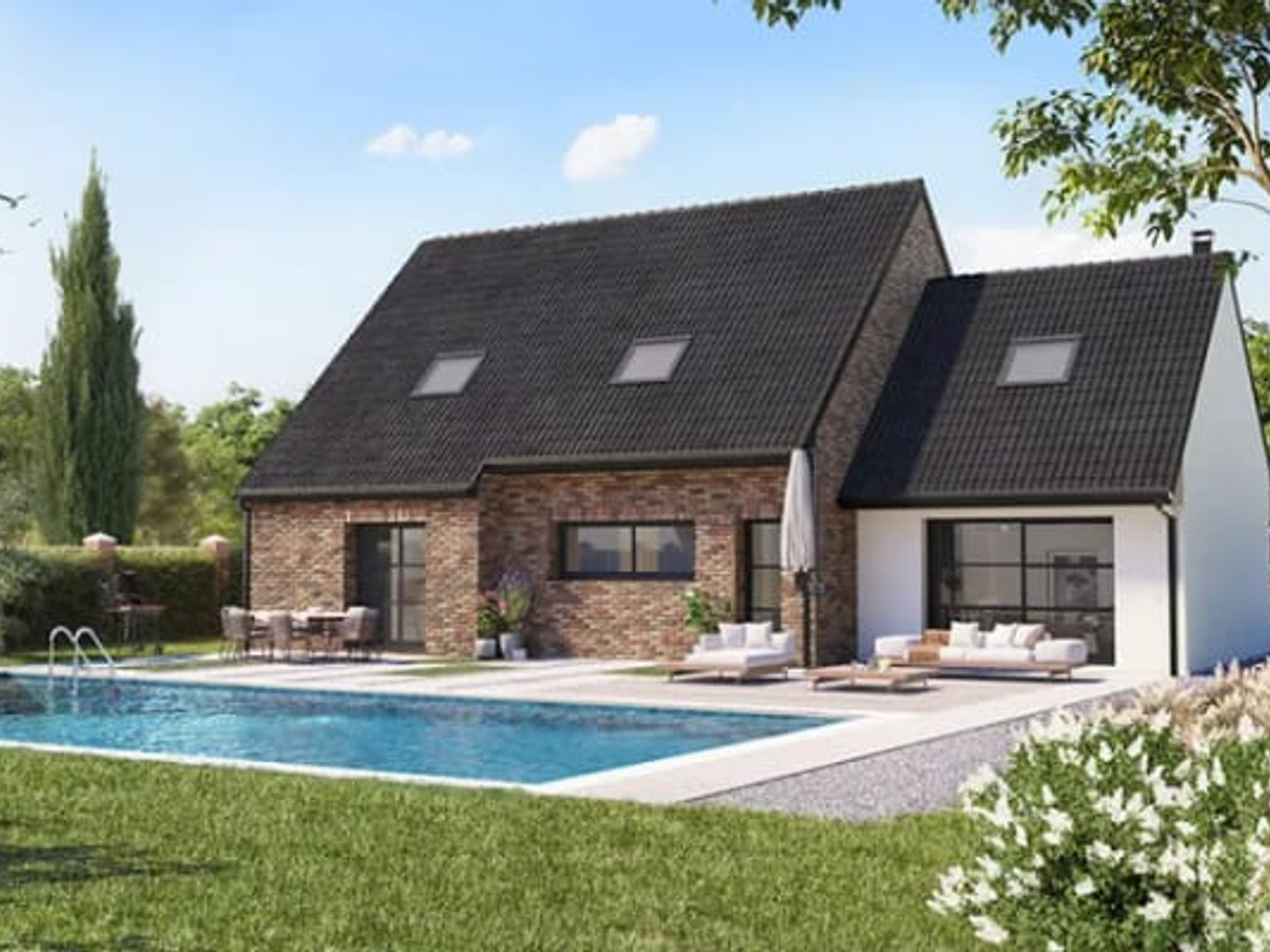 Maison neuve 6 pièces 165 m²