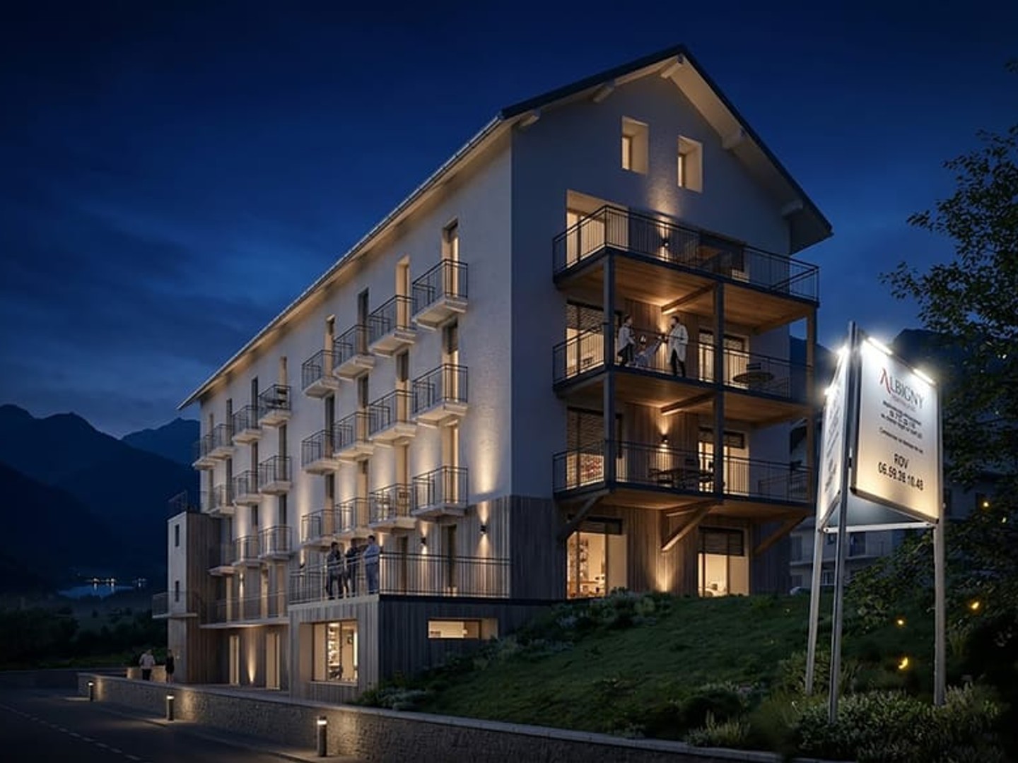 Les Villards-Sur-Thônes : immeuble à revenus avec 10 appartements neufs à vendre