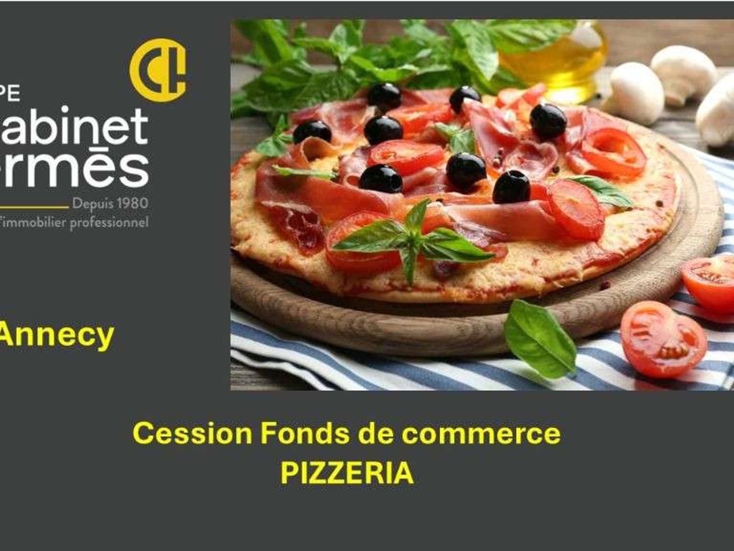 A vendre restaurant pizzeria agglo Annecy 74