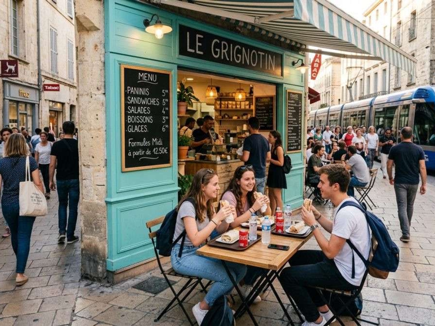 Vente salon de thé rue piètonne Montpellier centre