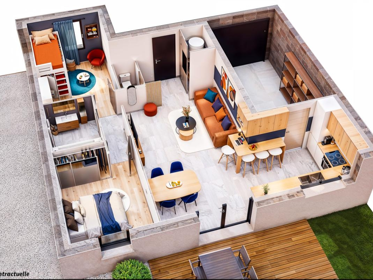 Maison à vendre - 57m2 - Joué-Lès-Tours (37300)