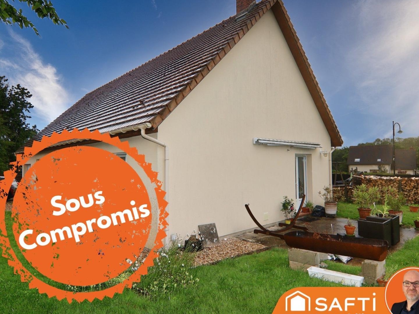 Pavillon de plain-pied-3 chambres et garage 27370