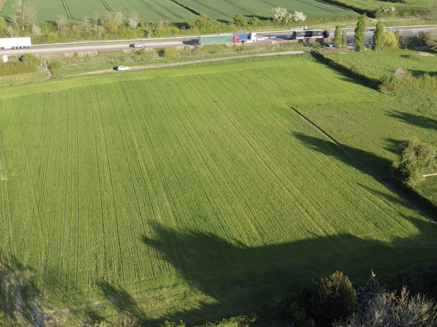Terrain constructible à fort potentiel 5000 m2 à Tournus, accès immédiat A6 et belle visibilité depuis l'a