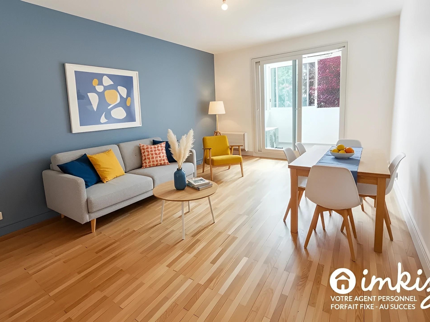 T2 rénové de 48m² avec loggia, parking et tennis