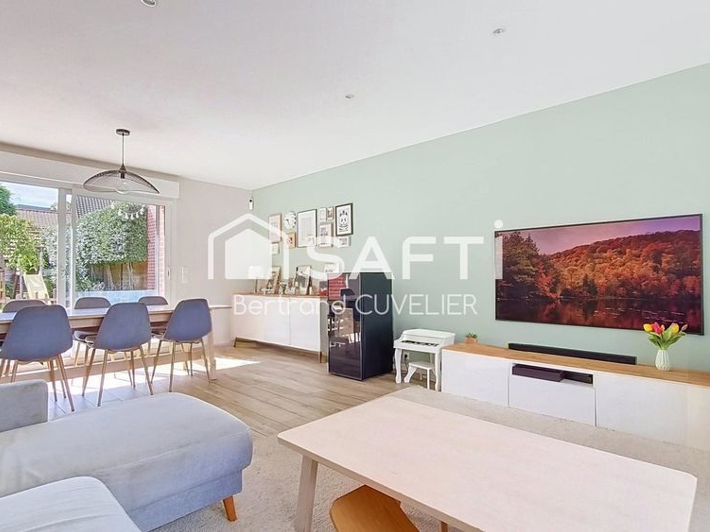 Maison semi-individuelle de 128 m², au calme, entièrement rénovée avec jardin