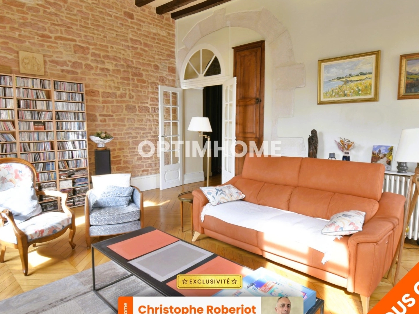 Superbe appartement d'exception avec place de parking au coeur du quartier historique de Chalon sur Saône