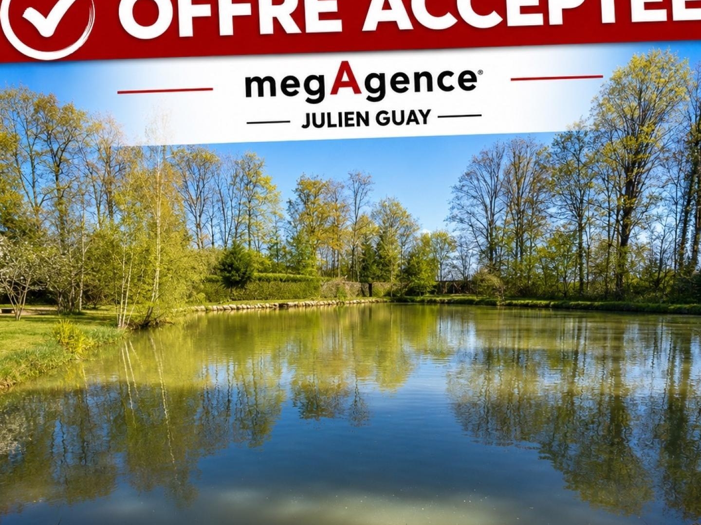 TERRAIN DE LOISIRS AVEC ETANG ET BOIS