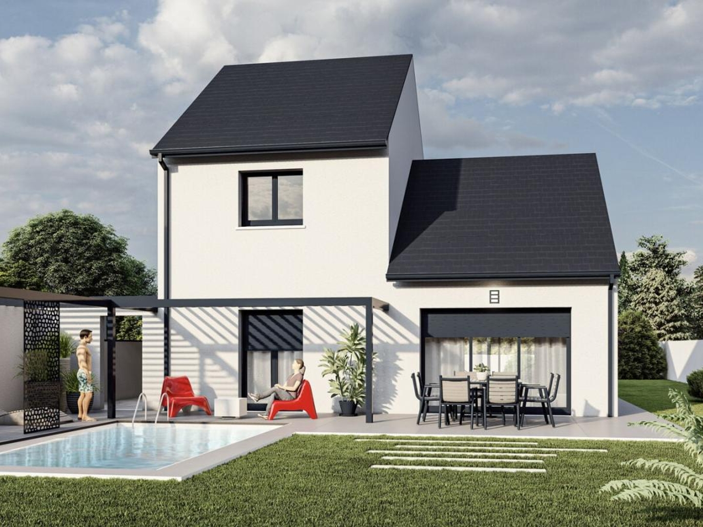 Maison à vendre - 98m2 - Loudéac (22600)