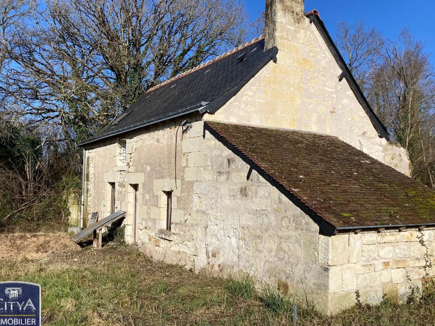 Maison à vendre - 2 pièces - 80m2 - Rigny-Ussé (37420)