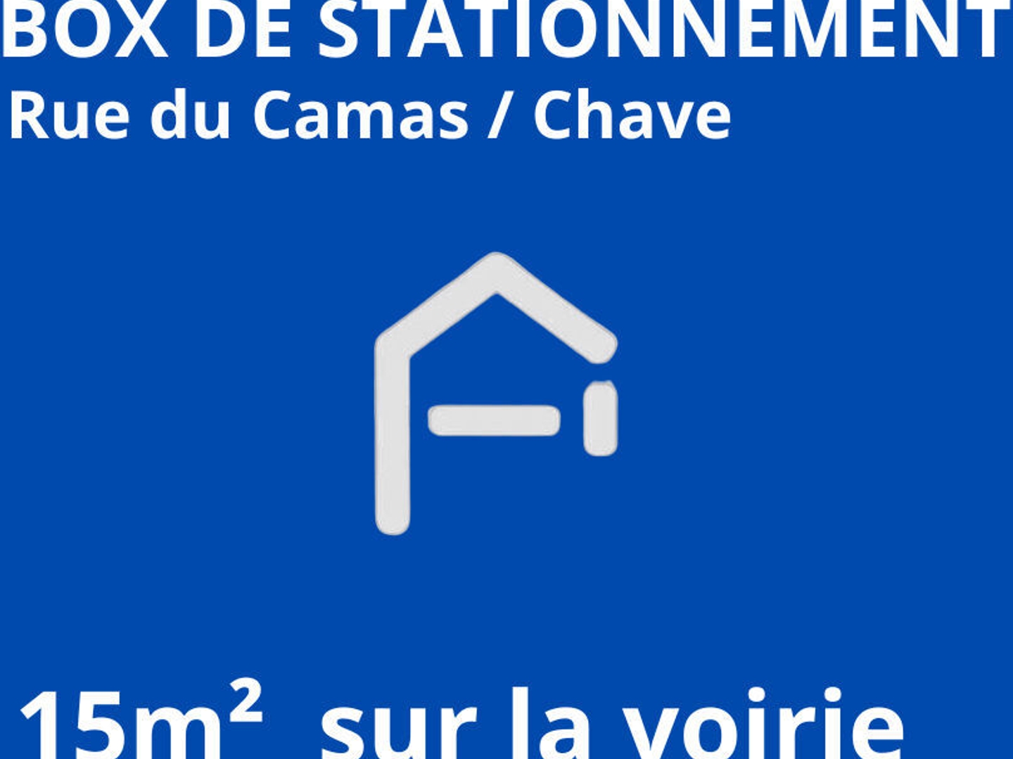 Box pied d'immeuble rue du camas