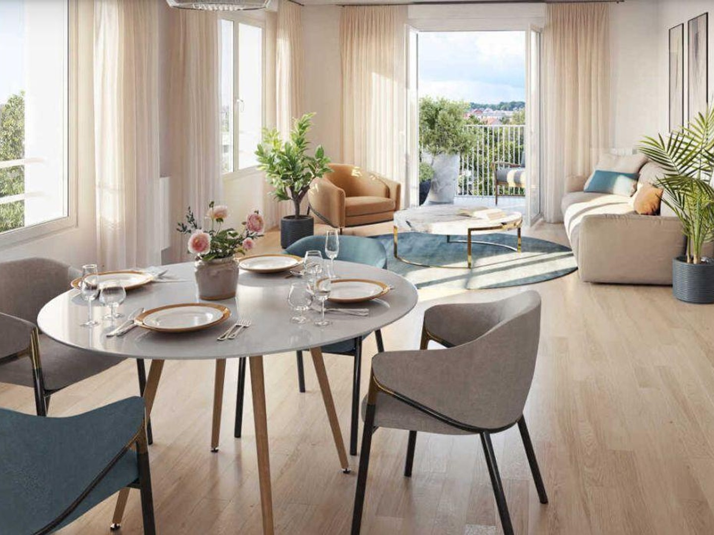 Appartement 3 pièces 74 m²