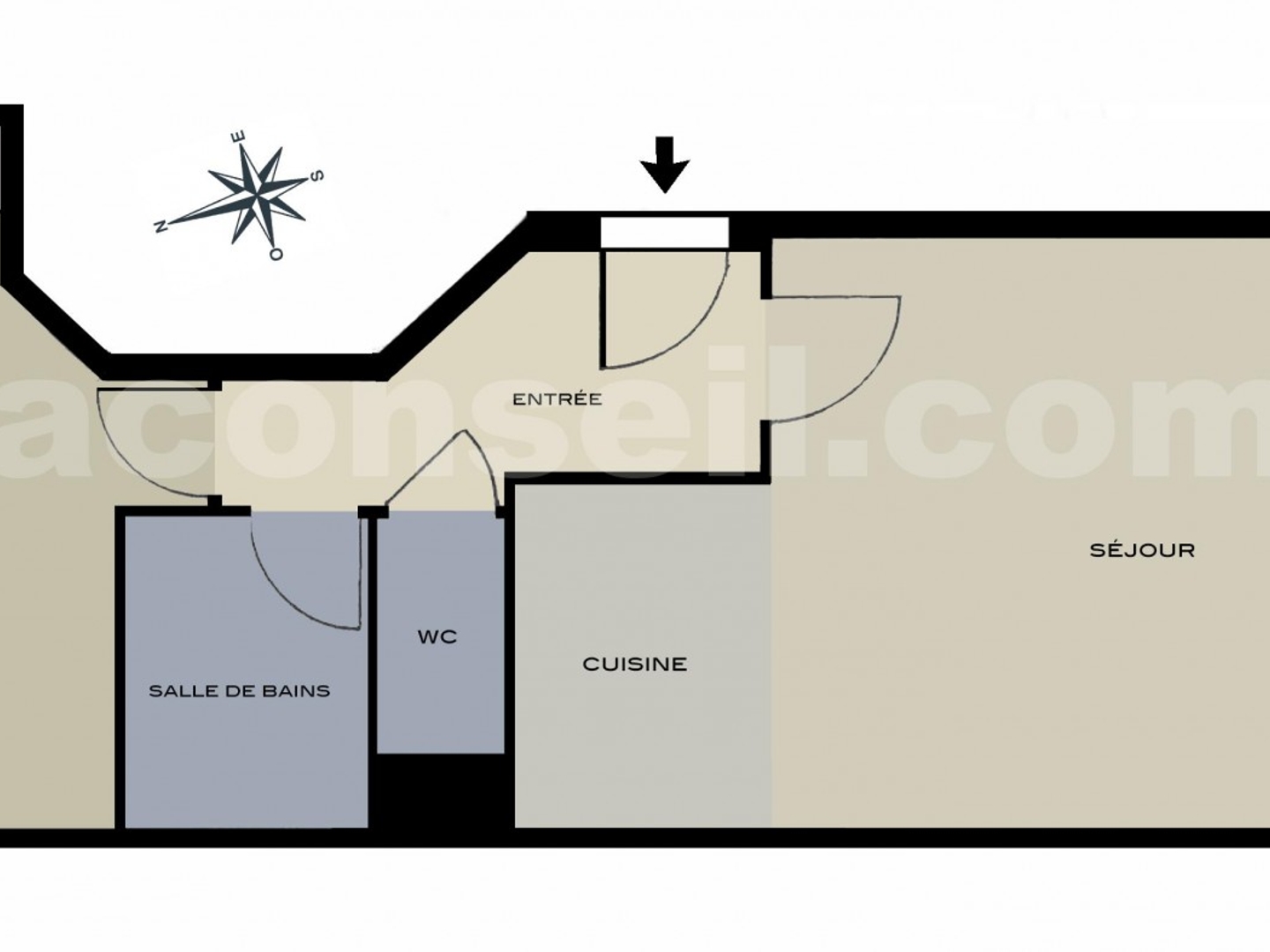 Appartement à vendre - 2 pièces - 50m2 - Paris 14e (75014)