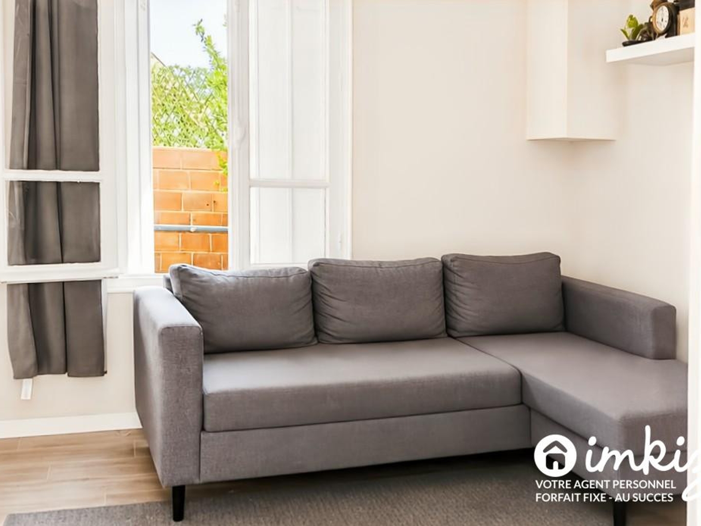 Appartement 2 pièces avec calme, vendu loué