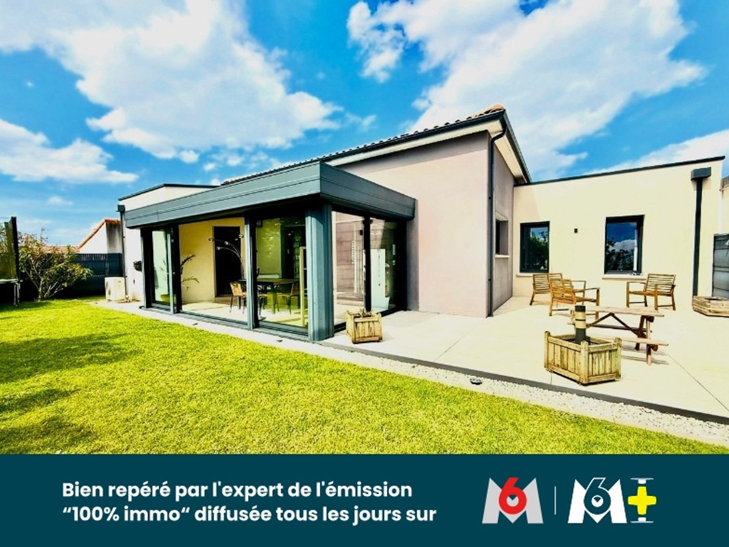 Maison de plain-pied 137 m2 - 4 chambres