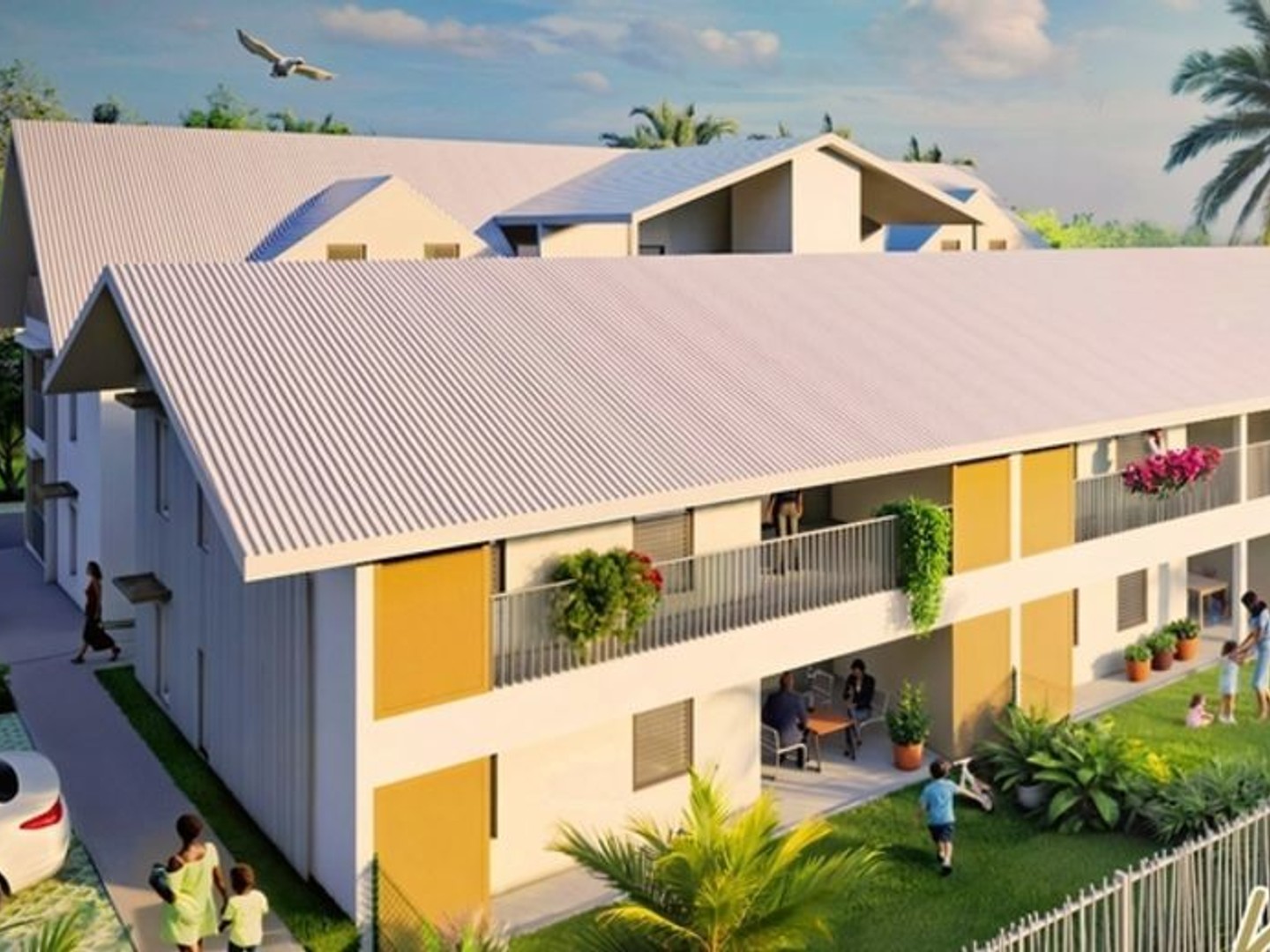A VENDRE: Appartement T3 avec jardin à BAIE MAHAULT (971)