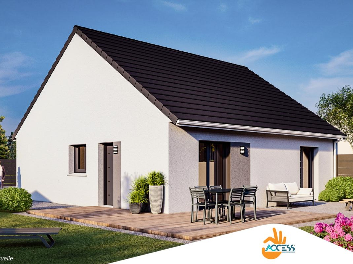 Terrain + maison 68 m²