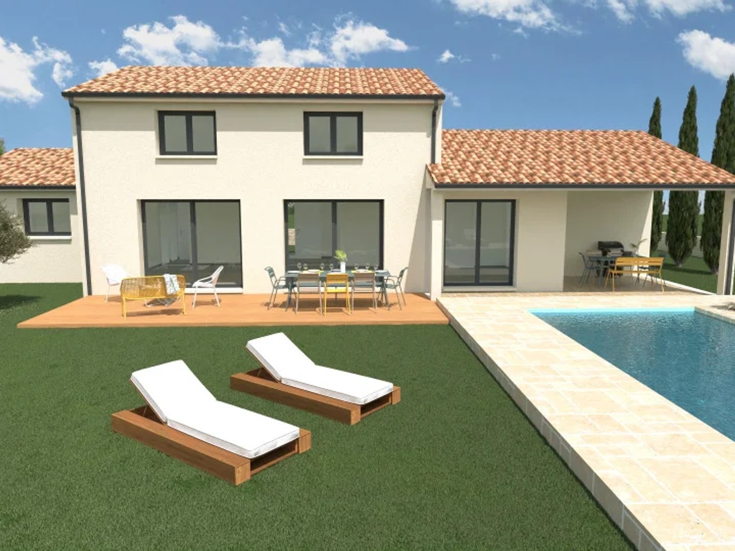 Maison neuve 6 pièces 145 m²