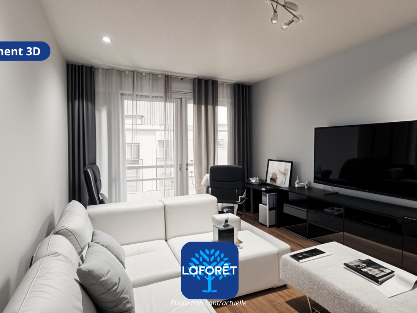 Appartement 2 pièces 49 m²