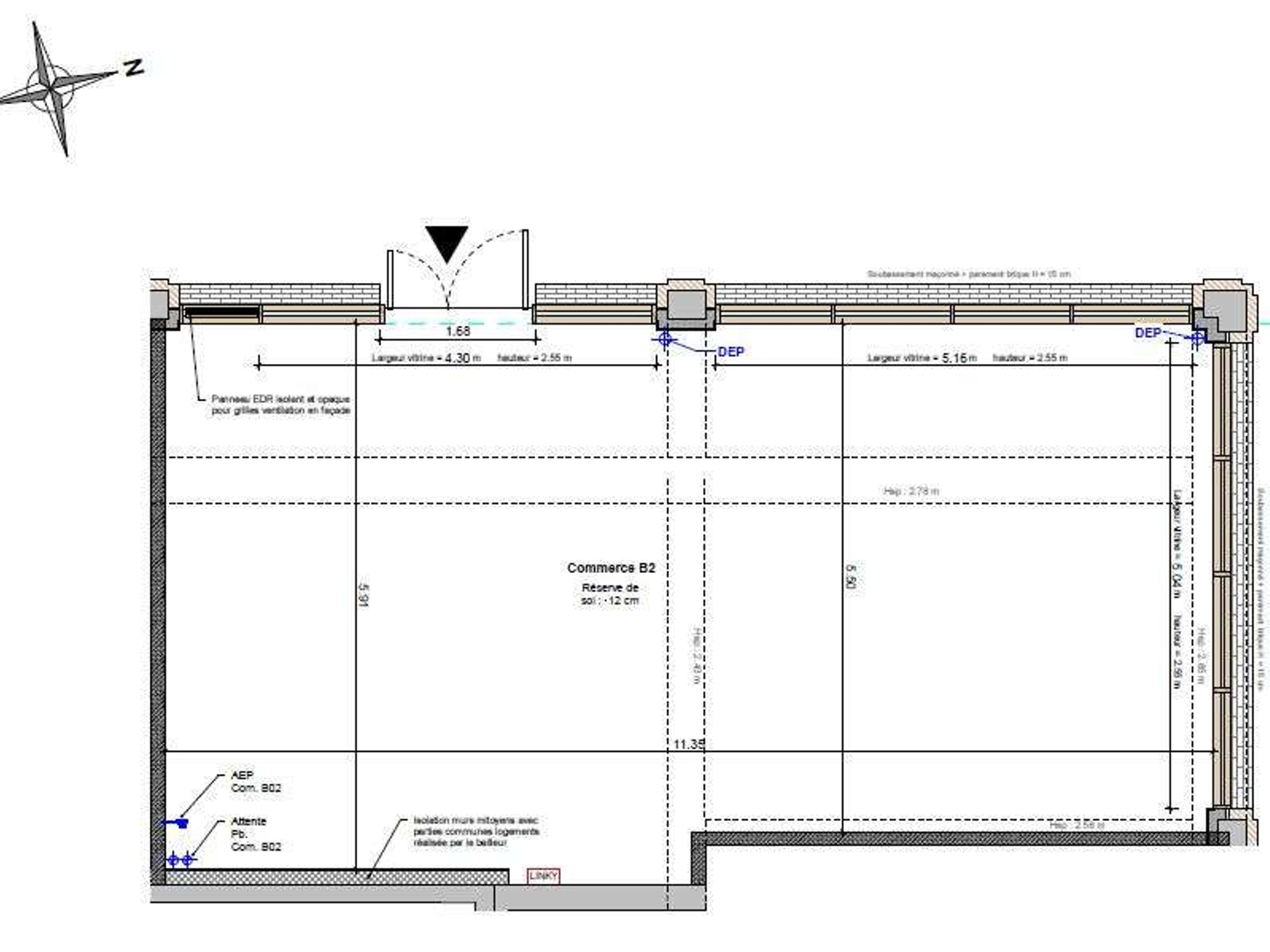 Vente murs commerciaux de 65m² à Meyzieu