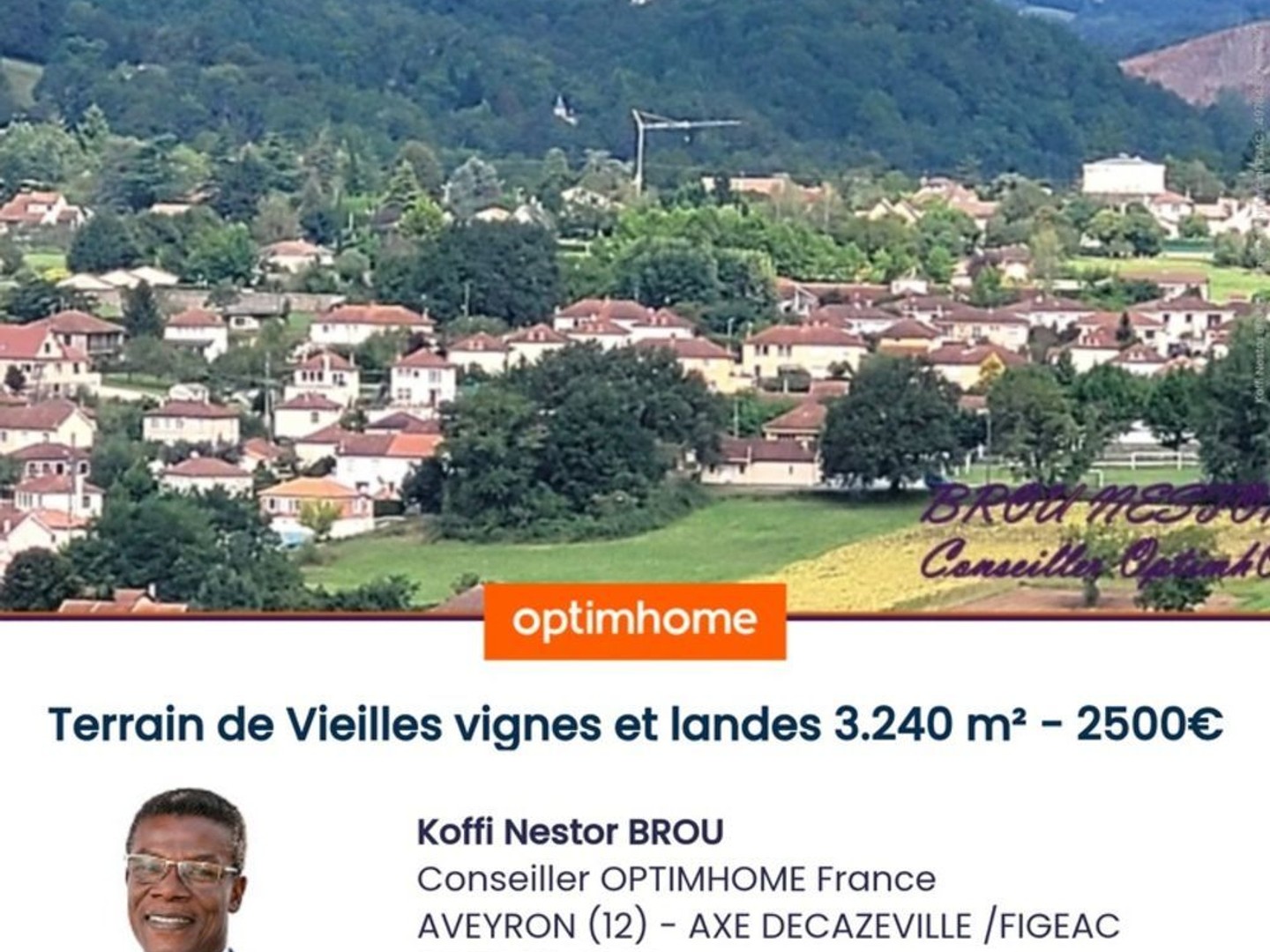 AVEYRON (12) - Terrains à vendre de 3ha 24a sur l'AXE DECAZEVILLE/FIGEAC