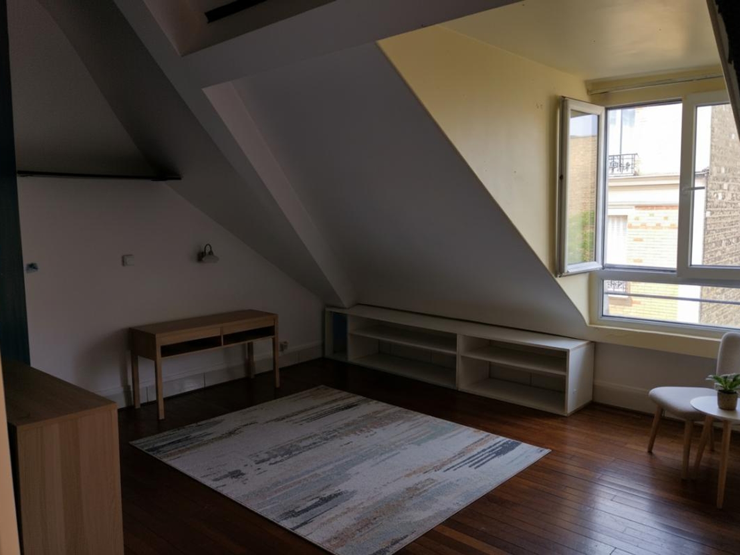Chambre avec vue, à aménager