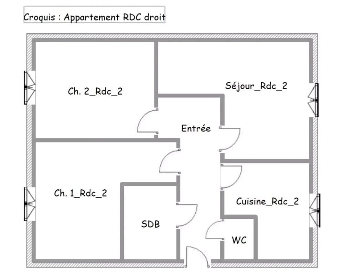 Appartement 4 pièces 62 m²