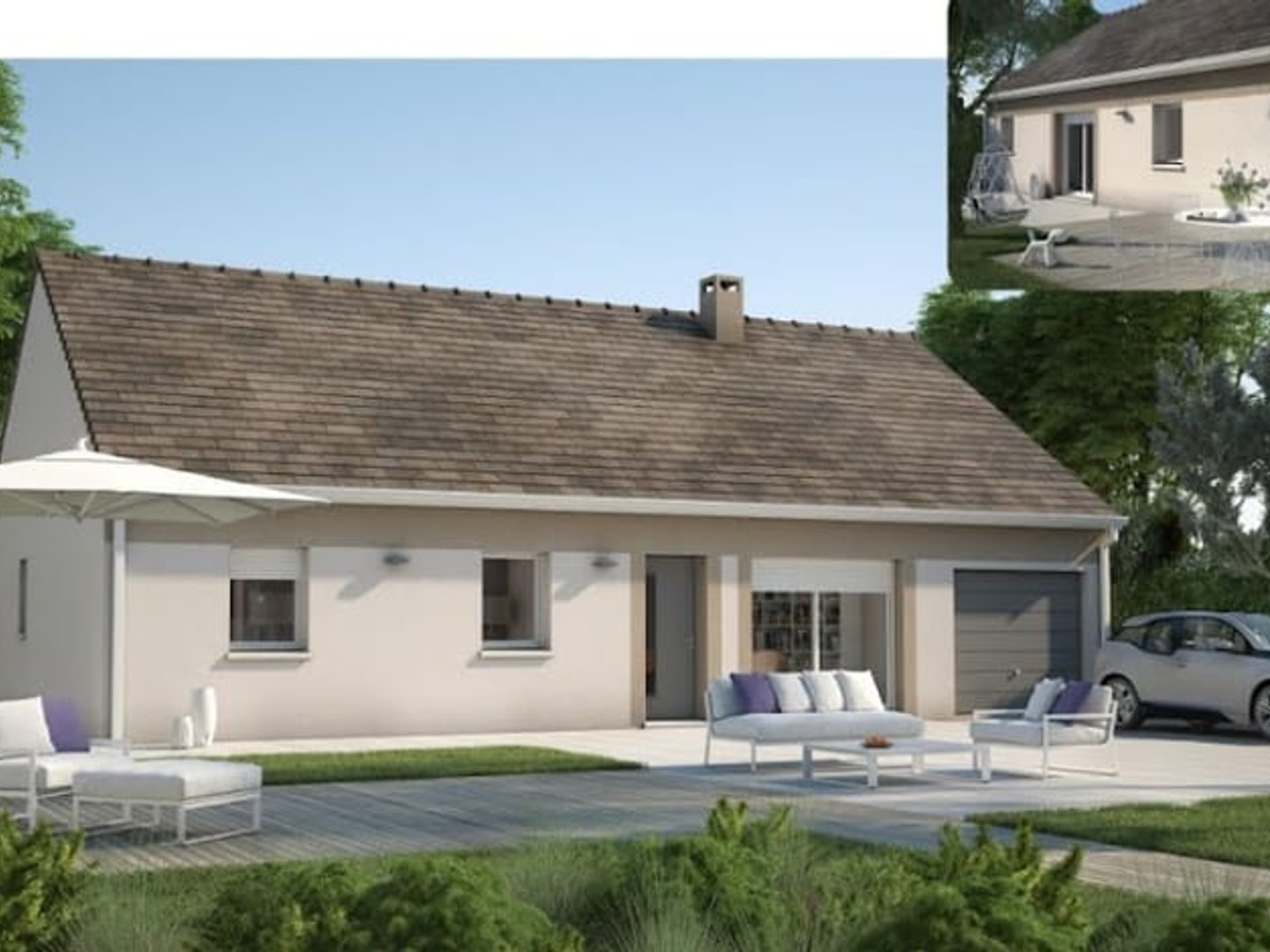 Maison 2 pièces 65 m²