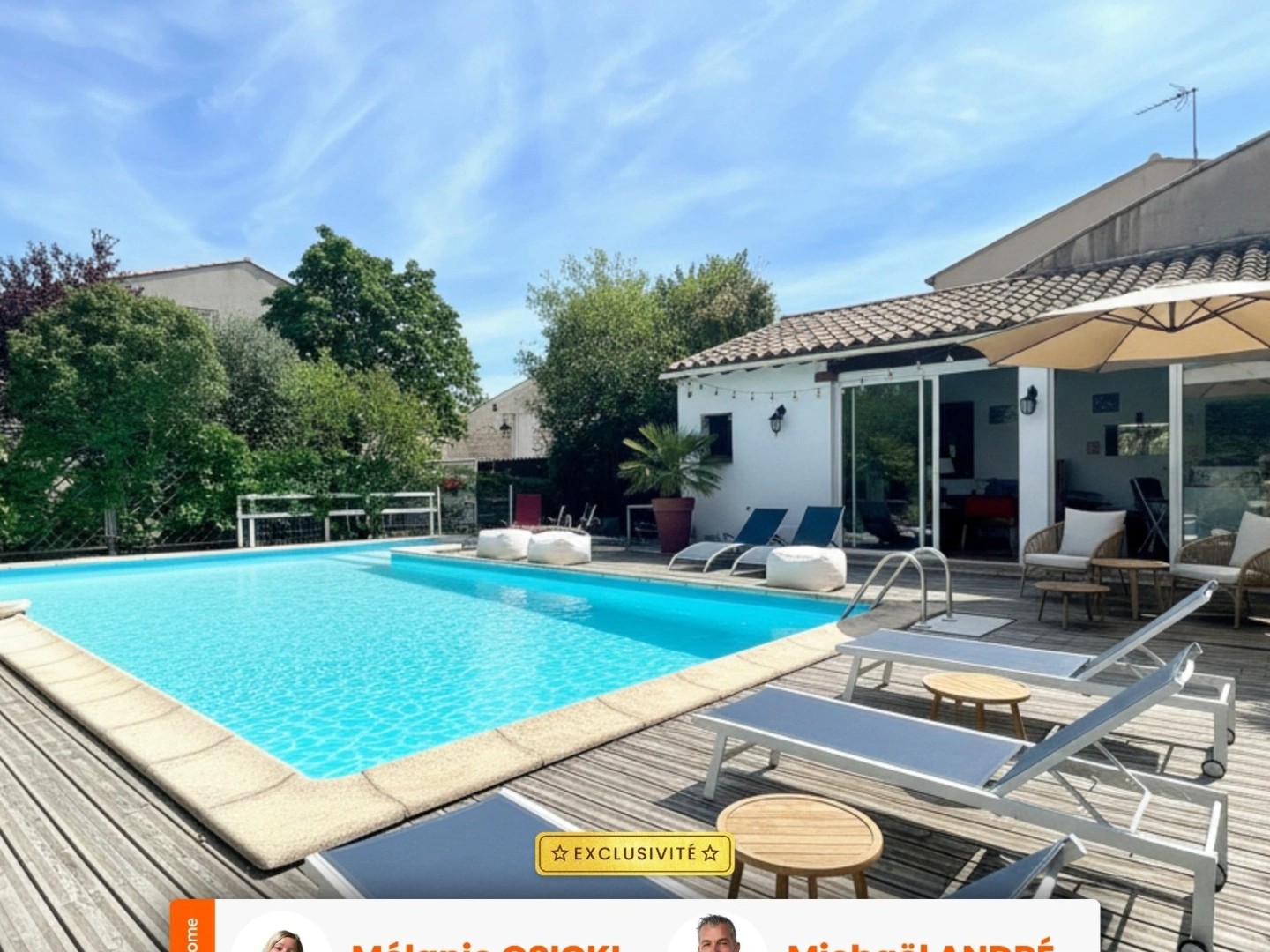 MAISON INDIVIDUELLE AVEC PISCINE GARAGE ET APPARTEMENT INDÉPENDANT