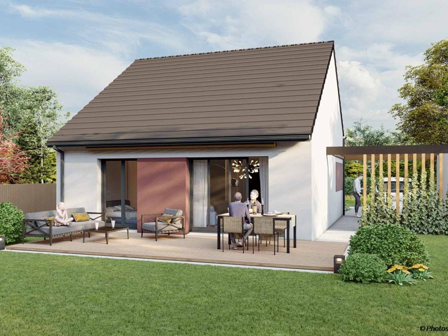 Maison à vendre - 64m2 - Douvres-La-Délivr... (14440)