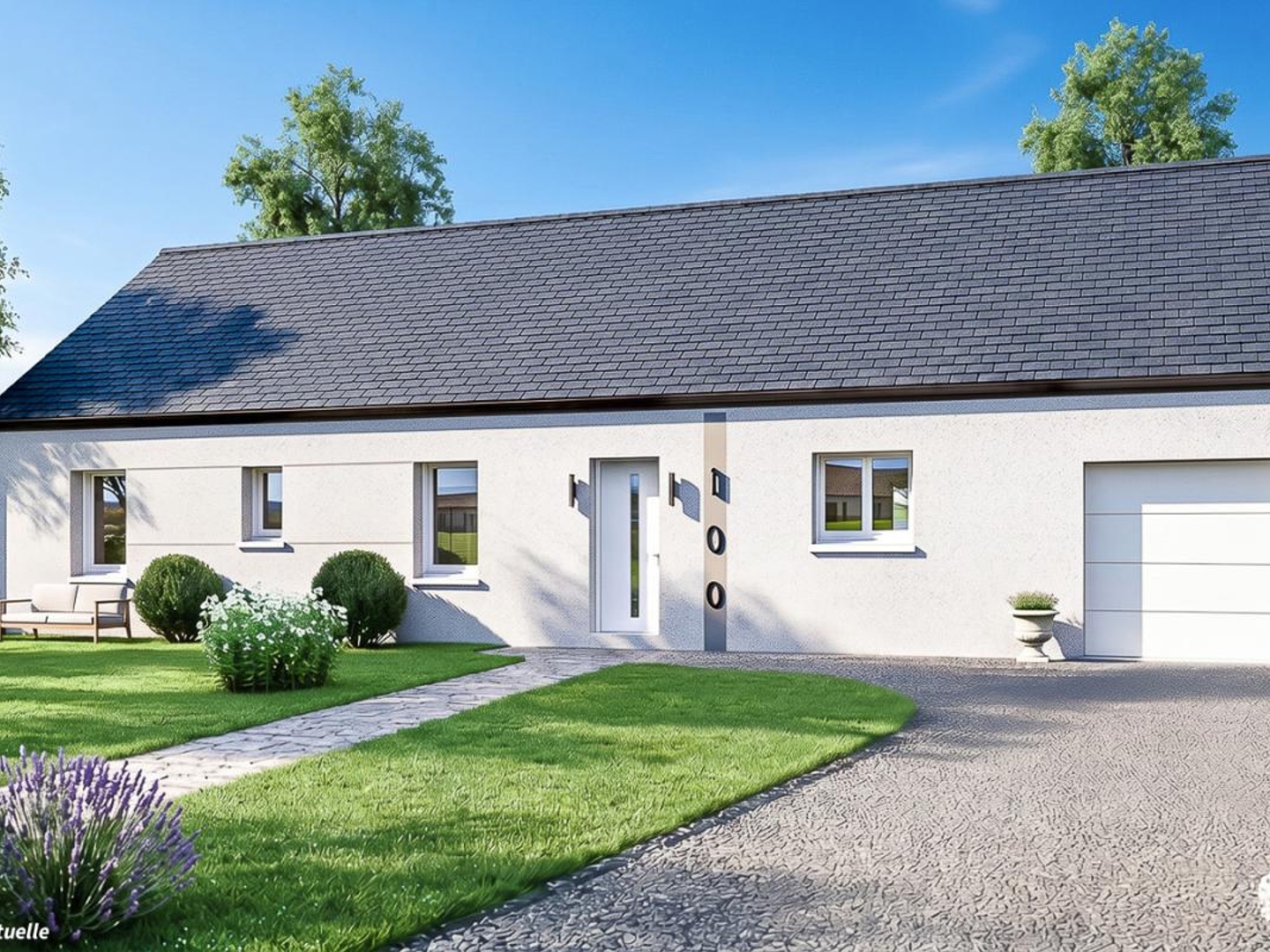 Terrain + maison 100 m²