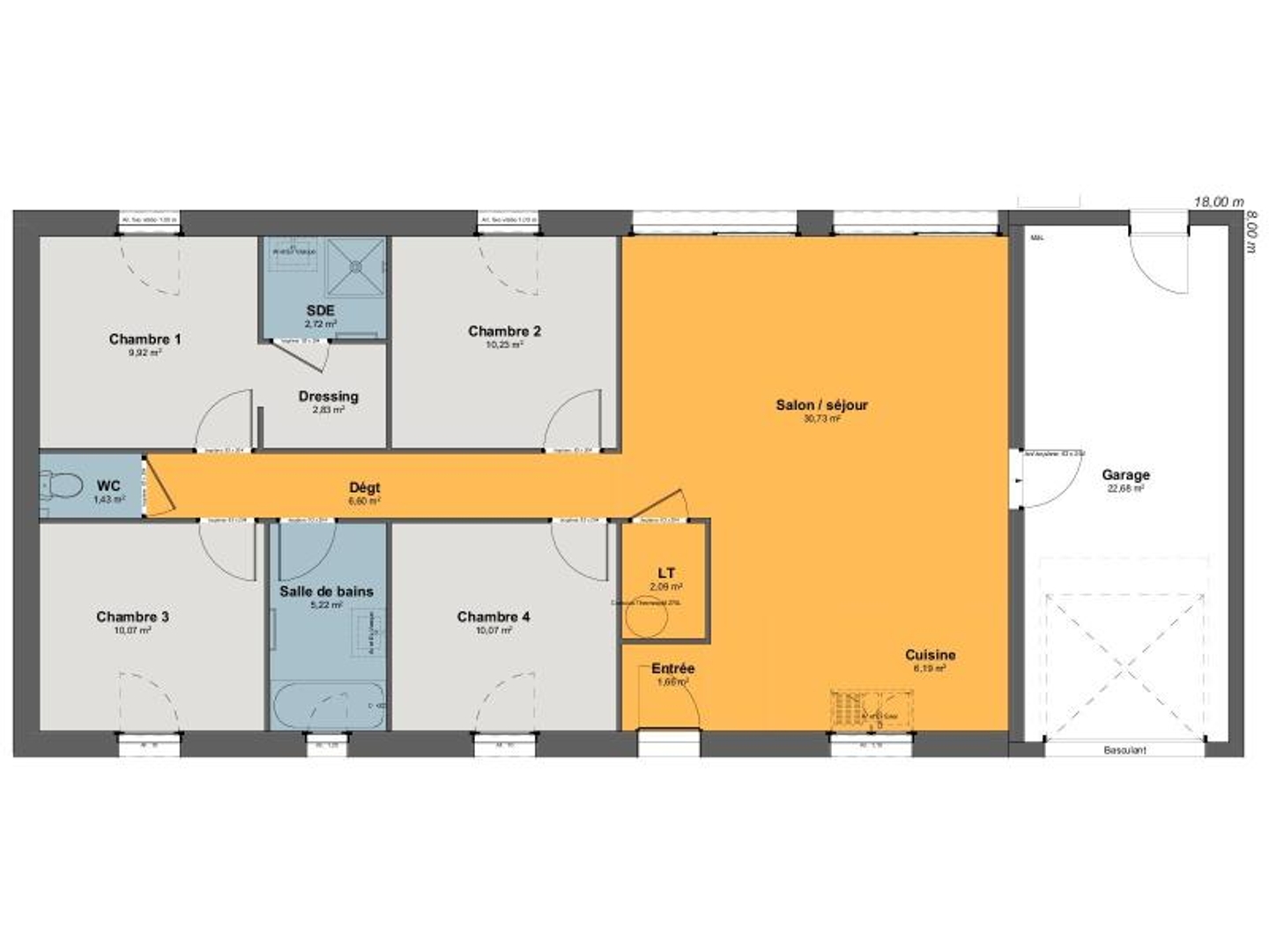 Maison à vendre - 100m2 - Pouillé-Les-Côteaux (44522)