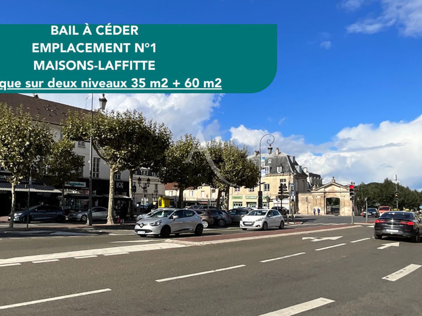 Cession de bail Local 35m2 + appartement 3p 60 m2 Maisons Laffitte