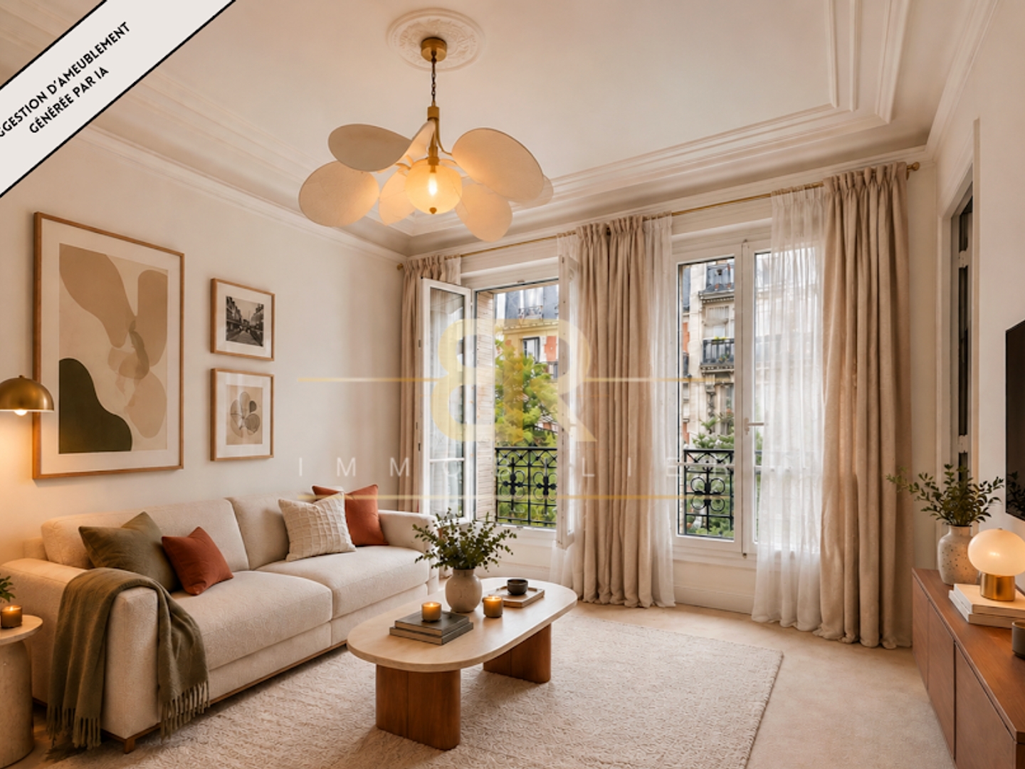 Appartement 3 pièces 58 m²
