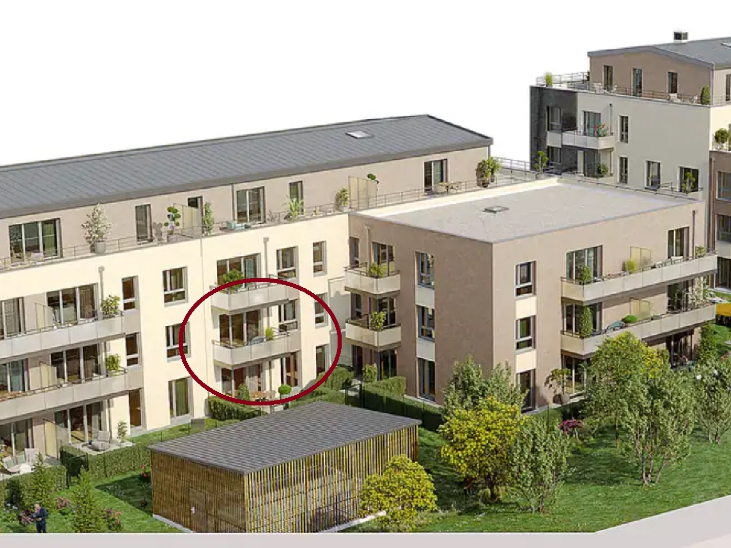 Appartement à vendre - 3 pièces - 59m2 - Mondeville (14120)