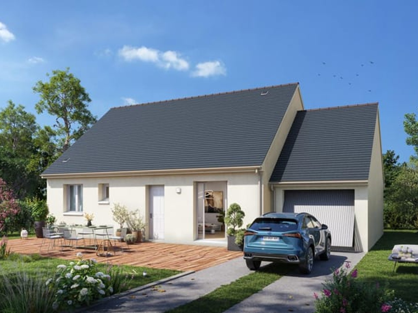 Maison RE2020 - plain pied - Moncé en Belin