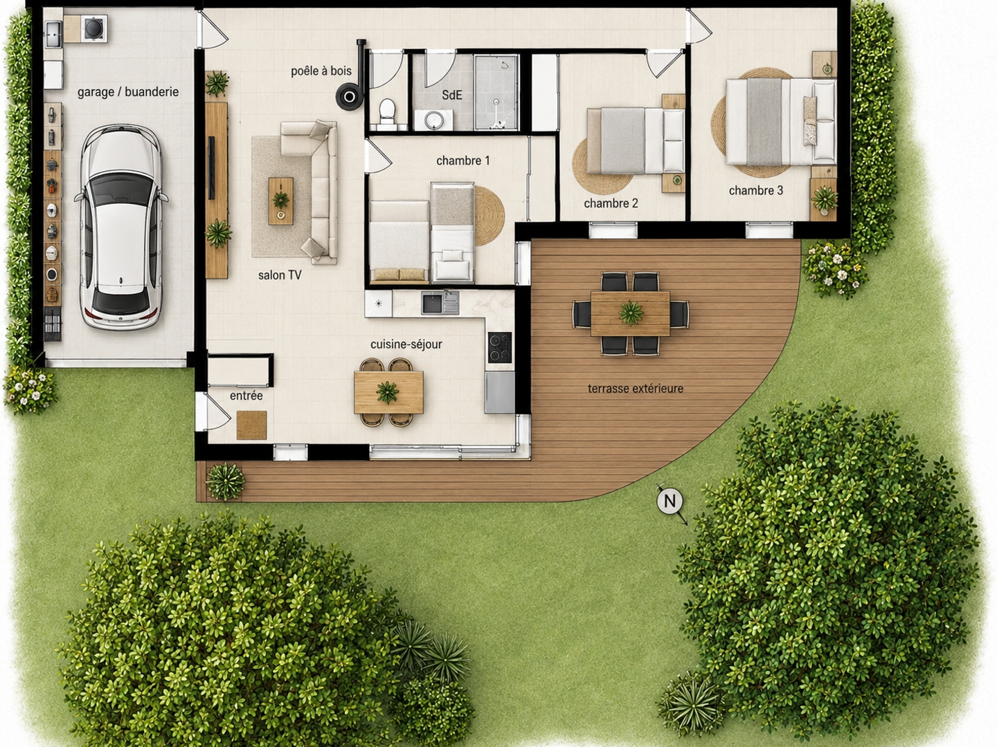 Maison à vendre - 4 pièces - 86m2 - Les Sables-D'olonne (85180)