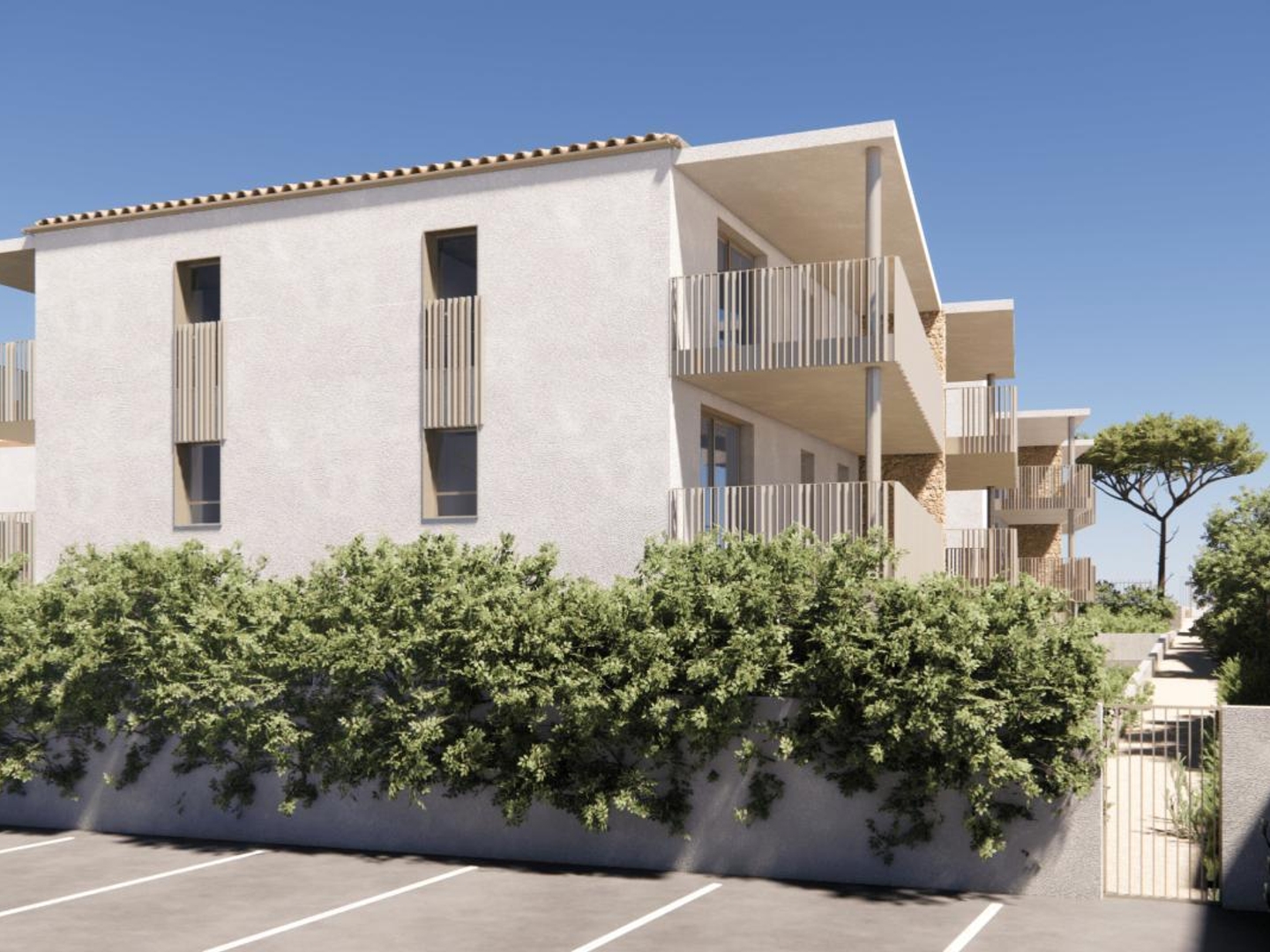 CLARENSAC - Appartement type 2 pièces avec parking et terrasse