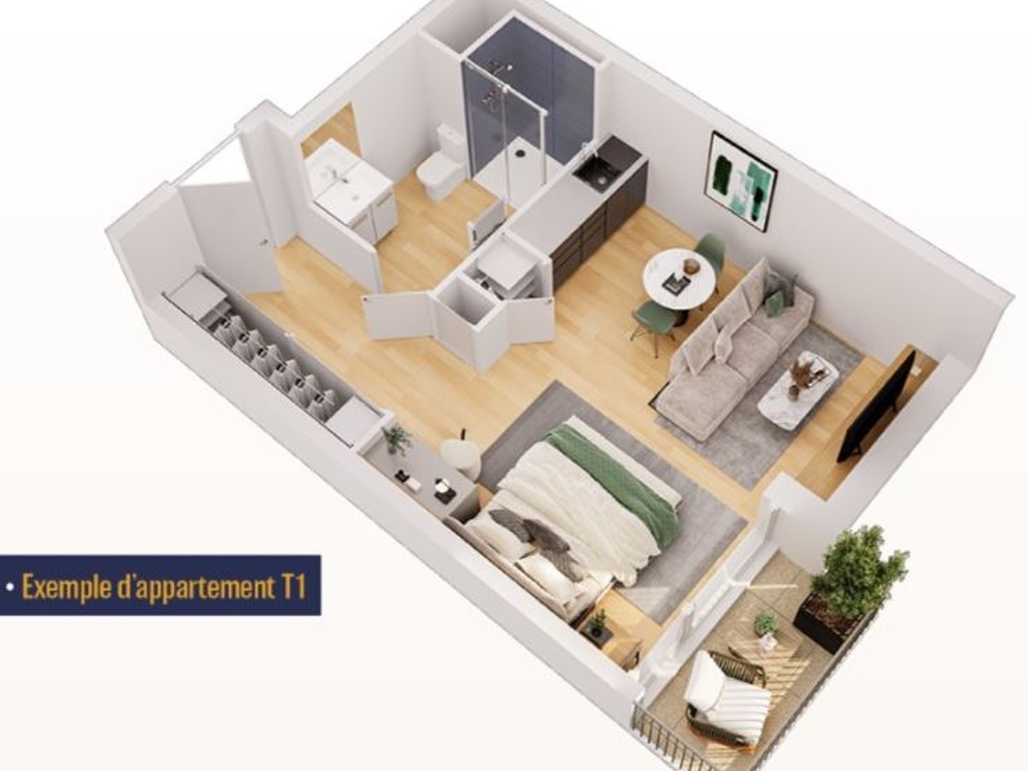 Appartement à vendre - 1 pièce - 19m2 - Thonon-Les-Bains (74200)