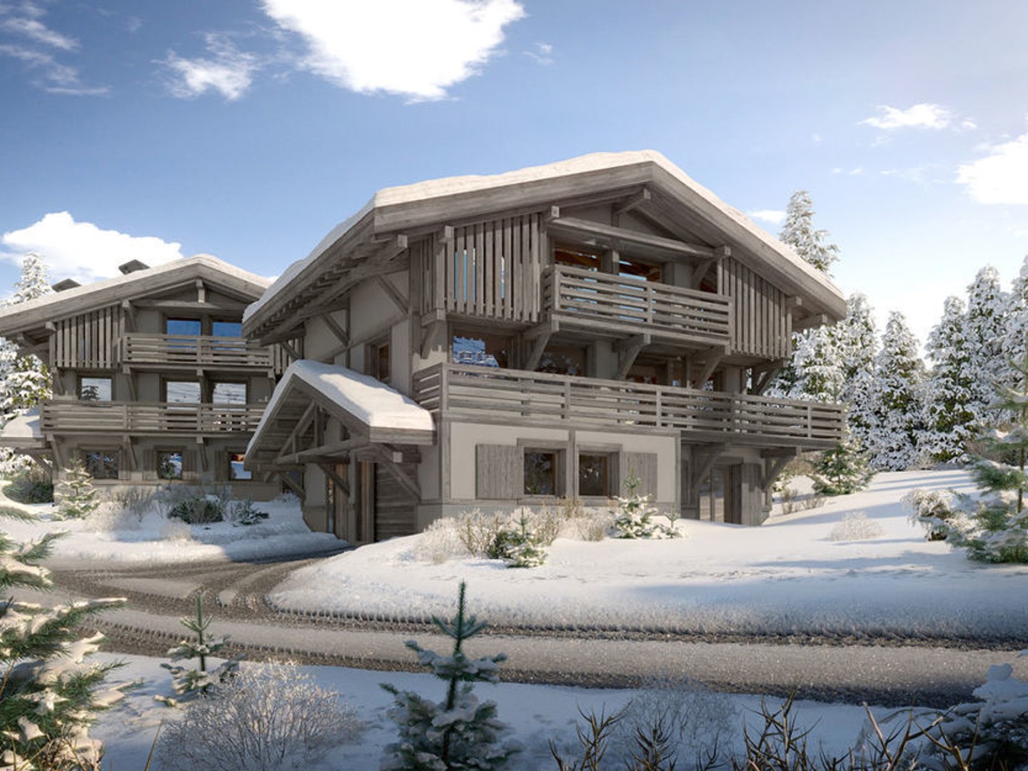 74120 MEGEVE Chalet Alpin a vendre. SH 284m². 5 ch