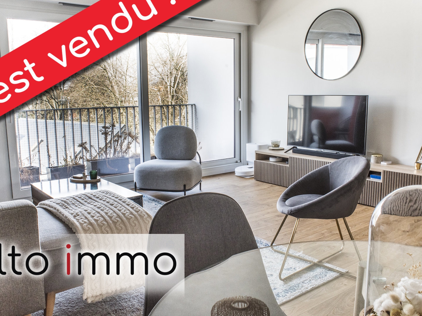 Superbe appartement traversant de 3/4 pièces - 82,90 m2