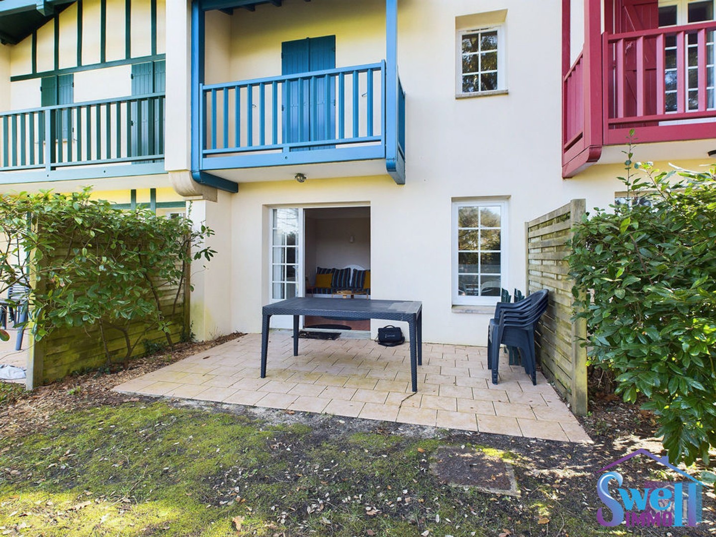 Vue sur le golf de Moliets maison T3 44m² dans résidence avec