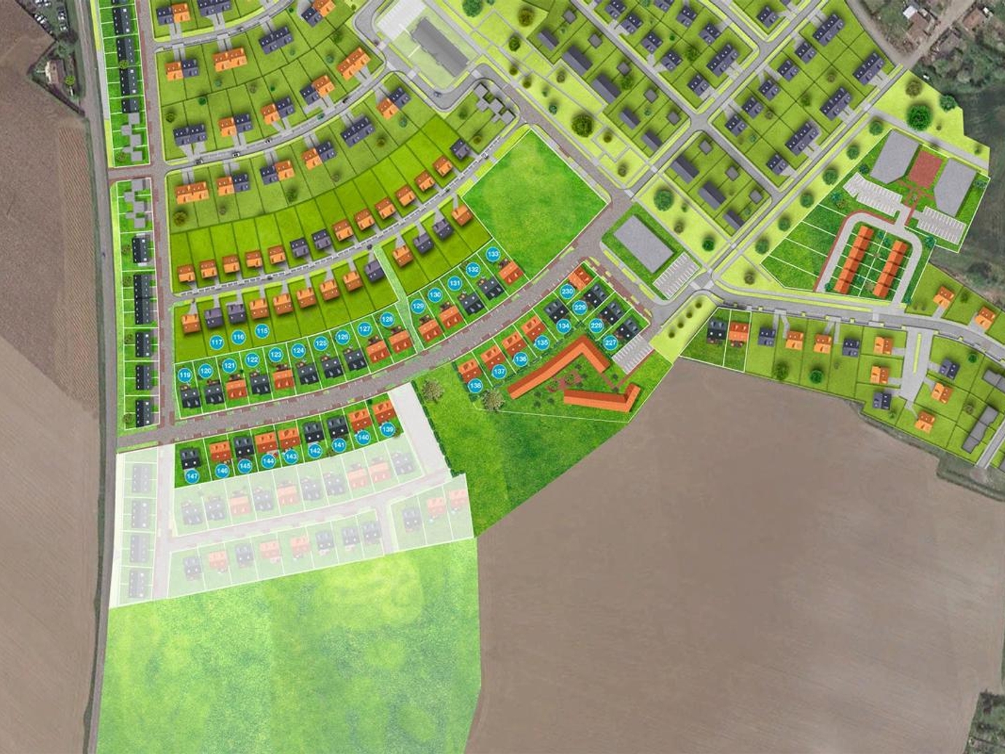 Terrain en individuel