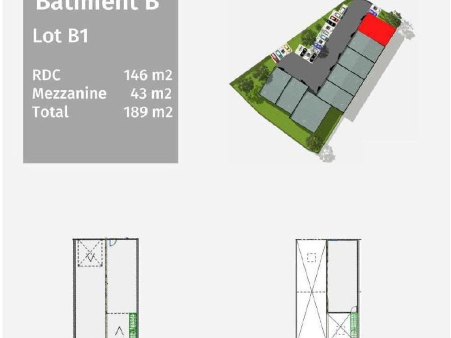 Locaux à vendre - 1177m2 - Mâcon (71000)