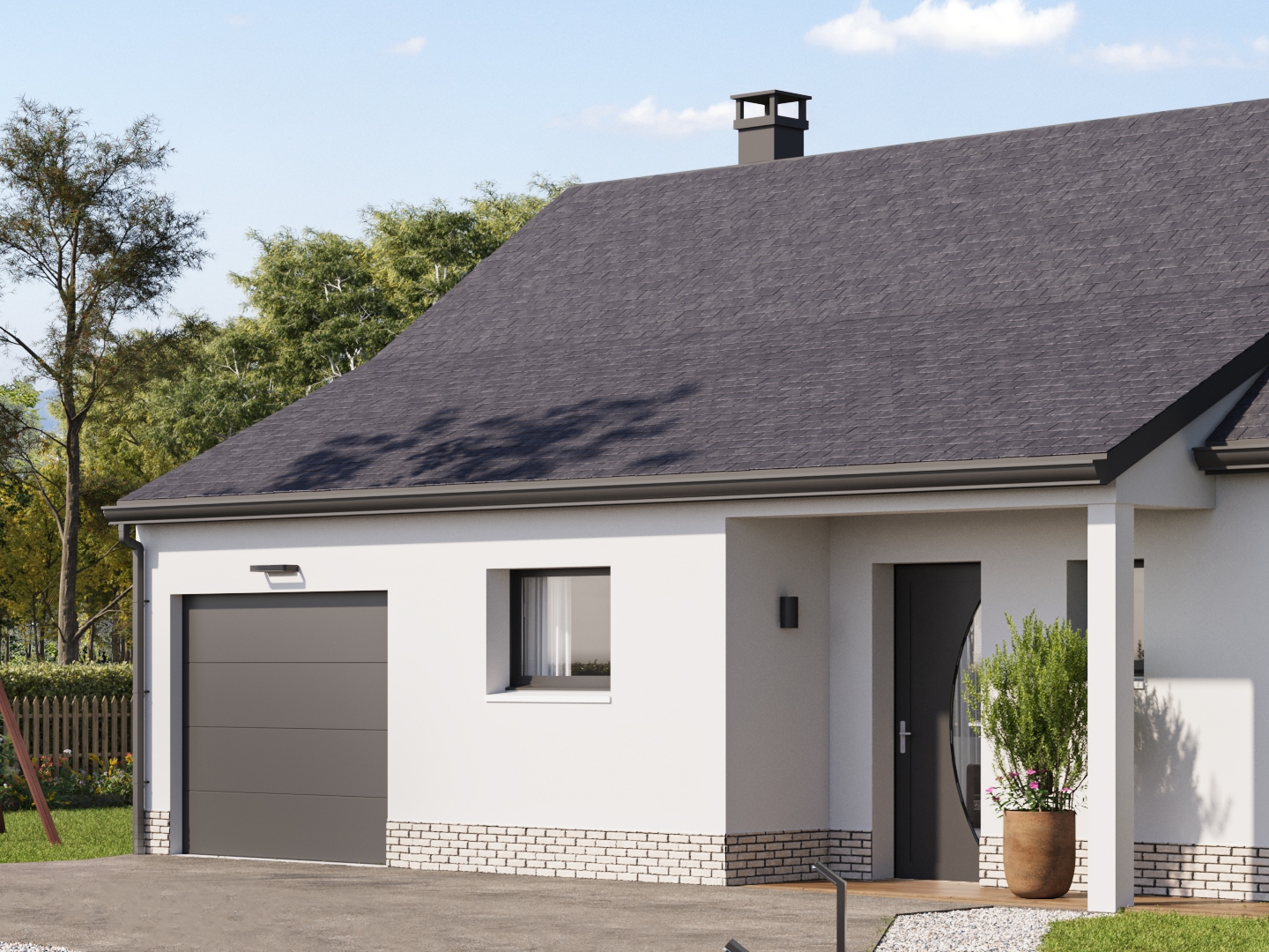 Terrain + maison 74 m²