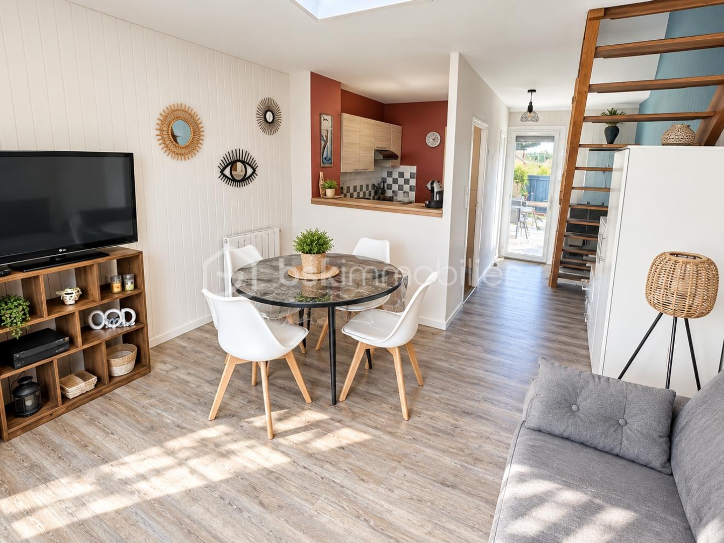 Maison à vendre - 3 pièces - 50m2 - Saint-Gilles-Croi... (85800)