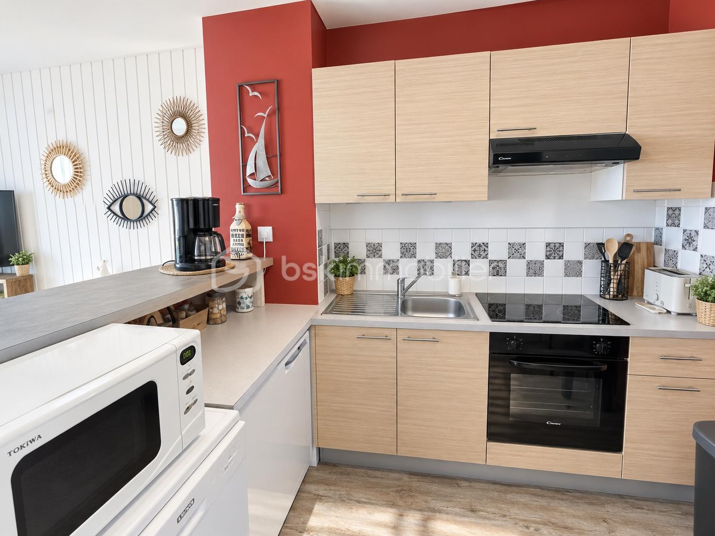 Maison à vendre - 3 pièces - 50m2 - Saint-Gilles-Croi... (85800)