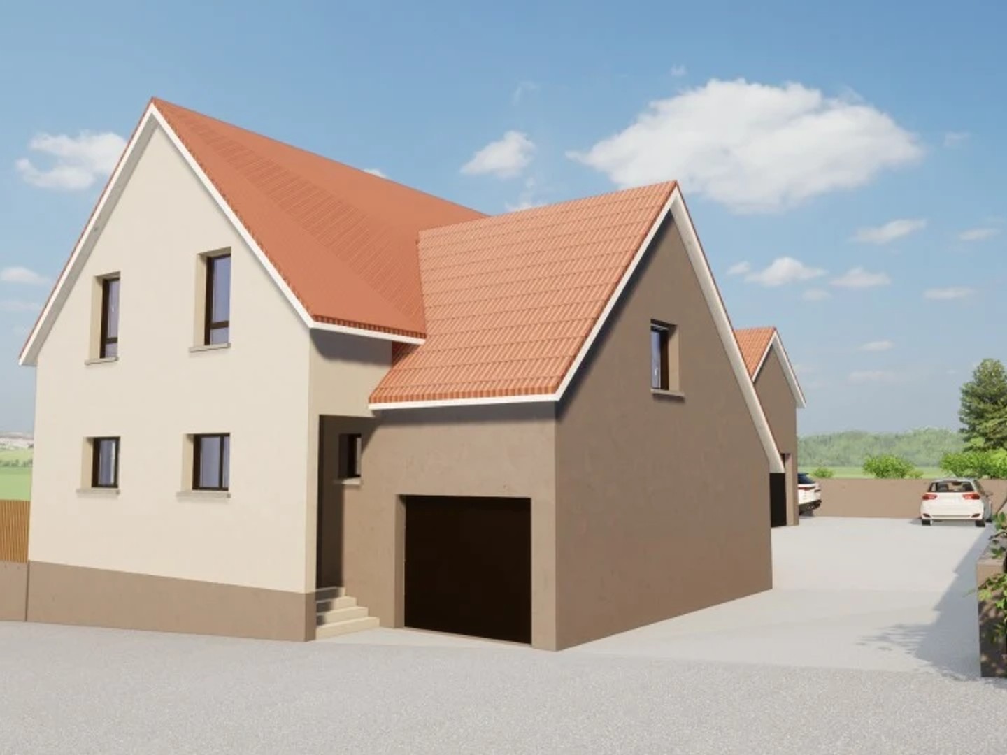 Maison neuve 8 pièces 107 m²
