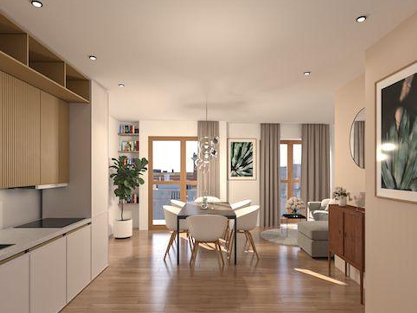 Appartement 3 pièces 61 m²